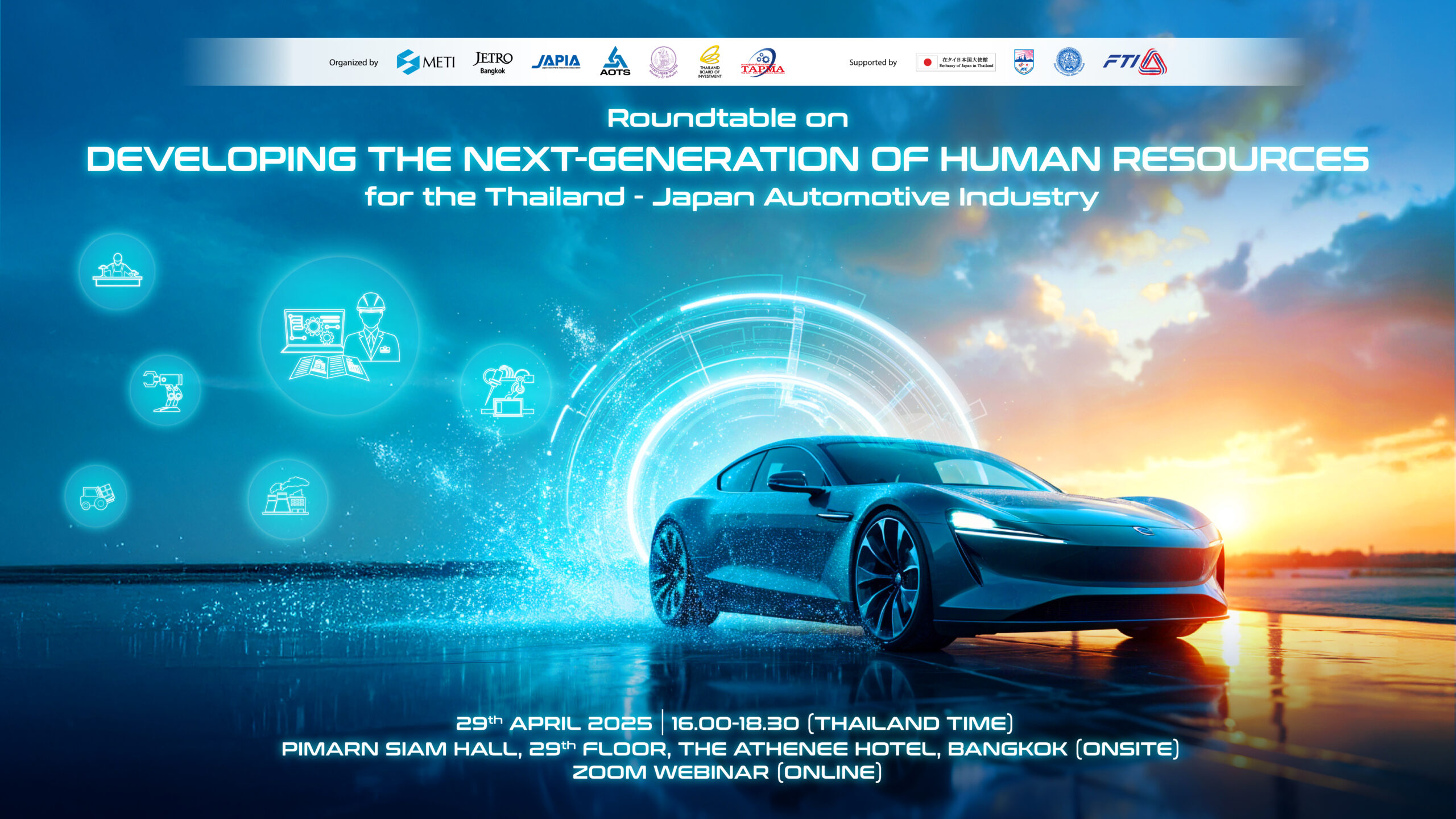 Roundtable on Developing the Next-Generation of Human Resources for the Thailand – Japan Automotive Industry