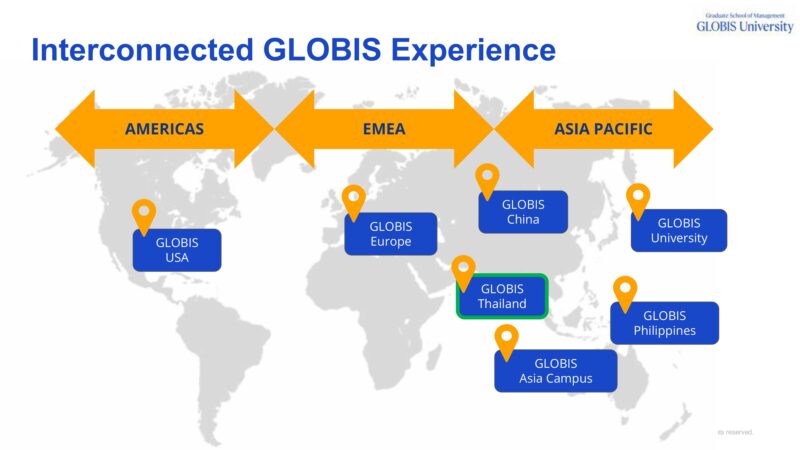 グロービスの海外拠点 出所:グロービス
