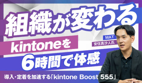 “組織が変わる”キントーンを、6時間で体感〜導入・定着を加速する「kintone Boost 555」