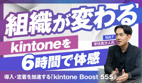 “組織が変わる”キントーンを、6時間で体感〜導入・定着を加速する「kintone Boost 555」