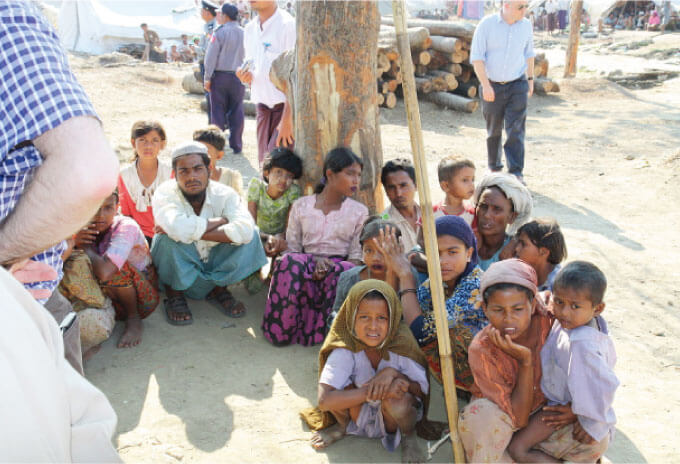 ロヒンギャ難民の遺体発見