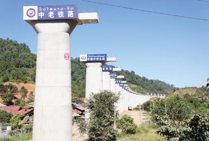 高速鉄道建設現場