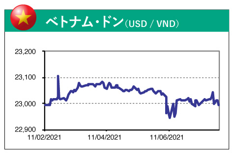 ベトナム・ドン（USD / VND）